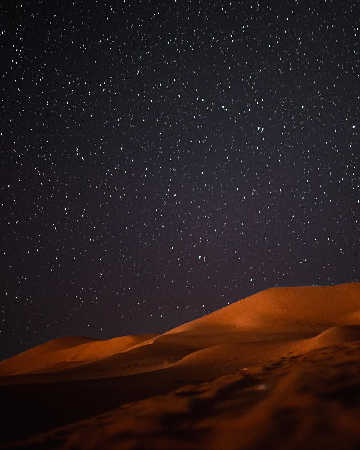 Starry night over the Sahara